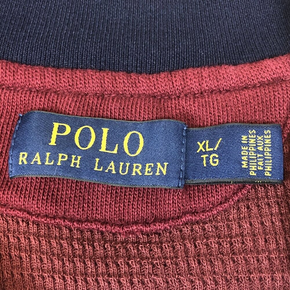 Polo Ralph Lauren Mens Embroidered Button Up Sweater Jacket Thermal Lined XL - Picture 4 of 11